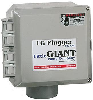 lg plugger junction box little giant|Little Giant 513294 LG Plugger 120 Volts Junction Box Including .